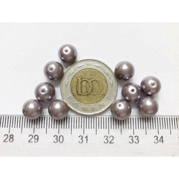 Üvegtekla -  KékesLilás (8mm) - 10db