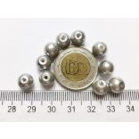 Üvegtekla -  Ezüst (8mm) - 10db