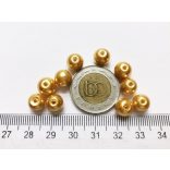 Üvegtekla -  Aranysárga (8mm) - 10db