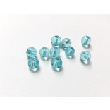 *Vízcseppek* üveggyöngyök 6mm - 10db 