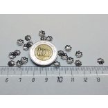 Gyöngykupak *Daisy* 6mm - antik ezüst (20db)