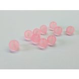 10db - Lazac - Frosted - 8mm üveggyöngy