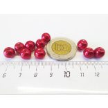 Üvegtekla - Piros (8mm) - 10db