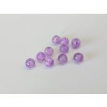 Roppantott üveggyöngy - Levendula (6mm) - 10db