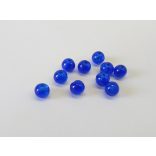 Roppantott üveggyöngy - Királykék (6mm) - 10db