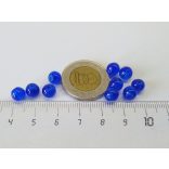 Roppantott üveggyöngy - Királykék (6mm) - 10db