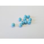 Égszínkék üveggyöngy (6mm)