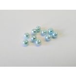 Üvegtekla - Világoskék - 6mm- 10 db