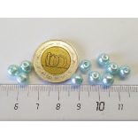 Üvegtekla - Világoskék - 6mm- 10 db