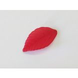 Hosszúkás levél - piros (36mm)