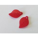 Kis levél - piros (18mm)