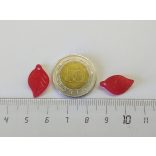 Kis levél - piros (18mm)