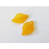 Kis levél - sárga (18mm)