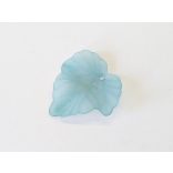 Halványkék levél (24mm)