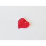 Piros levélke (16mm)