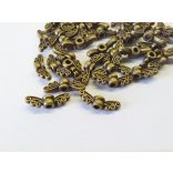 1 pár - Antik bronz angyalszárny gyöngy (14mm)