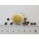 10 db vörösréz gyöngykupak (5,7mm)