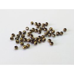   Bronz színű köztes fémgyöngy csomag (3,2mm) 20db Lyuk : 1,2 mm