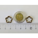 Bronz virág gyöngykeret