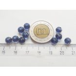Csiszolt üveggyöngy - 6x4mm Abacus - Midnight Blue - 10db