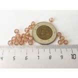 *Jegeskávé* roppantott üveggyöngyök (4mm) 20 db