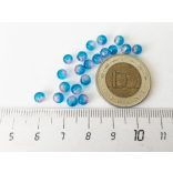 Blue-Pink roppantott üveggyöngyök (4mm) 20 db