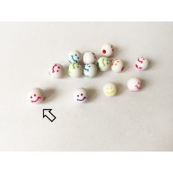 1 db Sötét Rózsaszín Mosolygó Gyöngy (8mm)