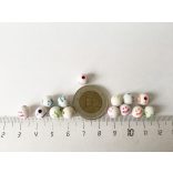 1 db Sötét Rózsaszín Mosolygó Gyöngy (8mm)