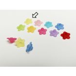 APRÓ Harangvirág akril gyöngy ~9*4mm -  SÁRGA