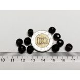 Sötét Lila - Csiszolt üveggyöngy - 8x6mm Abacus - 10db