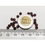 *Szőlőlé* - Csiszolt üveggyöngy - 4x3mm Abacus - 20db