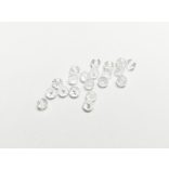 Clear - Csiszolt üveggyöngy - 4x3mm Abacus - 20db