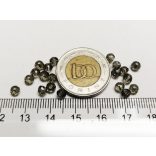 Szürke - Csiszolt üveggyöngy - 4x3mm Abacus - 20db