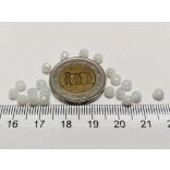 *Ragyogó-Kagylóhéj* - Csiszolt üveggyöngy - 4x3mm Abacus - 20db