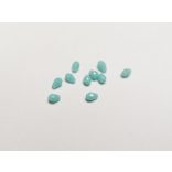 APRÓ csepp alakú üveggyöngyök - 10db