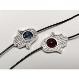 Hamsa Hand :) gyöngykeret antik EZÜST színű