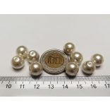 10mm Ekrü tekla gyöngyök 2db