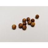 6mm - Fa gyöngy - 10db