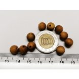 8mm - Fa gyöngy - 10db