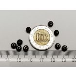 Antik bronz köztes gyöngy csomag (10db) Lyuk : 1 mm 