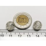 10mm CLEAR roppantott üveggyöngy 2db
