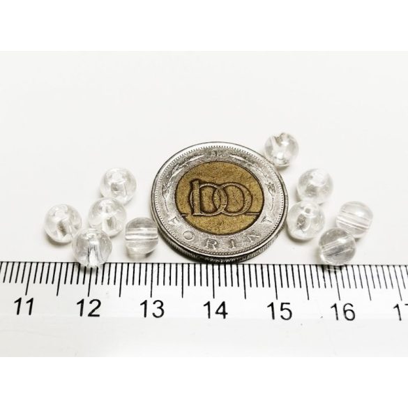 *Szappanbuborék* 6mm üveggyöngyök