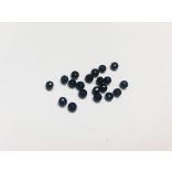  Tengerészkék - csiszolt üveggyöngy - 3mm abacus - 20db