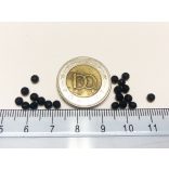  Tengerészkék - csiszolt üveggyöngy - 3mm abacus - 20db