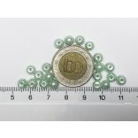 5mm tekla gyöngyök - mentazöld (20db)