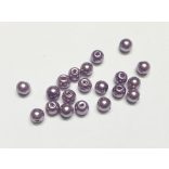 5mm tekla gyöngyök - levendula (20db)