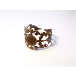 Kacskaringós gyűrű-alap - bronz