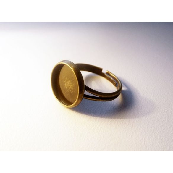 Bronz gyűrű-alap - 12mm