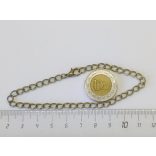 Bronz színű karkötő-alap delfinkapoccsal