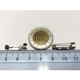 Antik Ezüst kitűző alap (20mm)